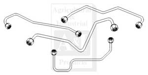 UM30495    Injection Line Set---4 Cylinder